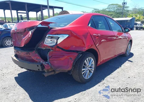 2014 Toyota Corolla Le/Le Plus/Le Premium z USA, uszkodzony, nr VIN 5YFBURHE1EP071528